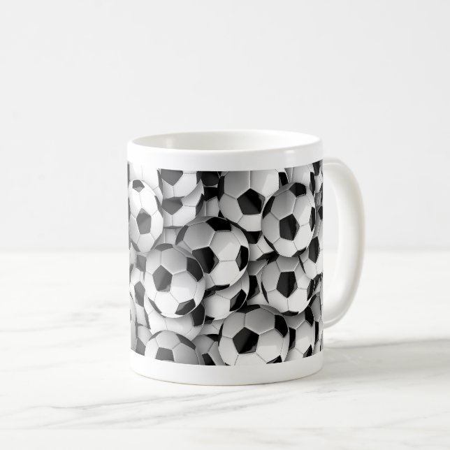 Soccer ball kaffemugg (Framsida höger)