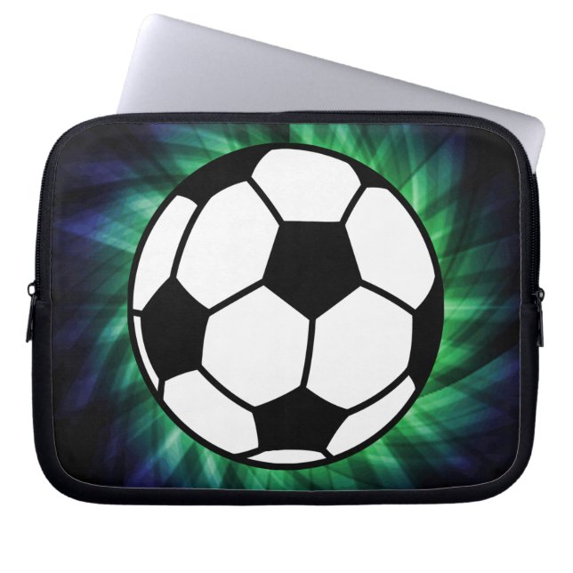Soccer Ball Laptop Sleeve (Framsidan)