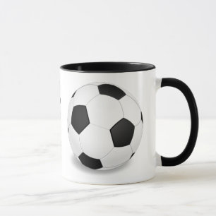 Soccer Ball Mönster-kaffe Mugg