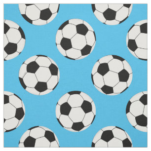 Soccer Ball Mönster Tyg