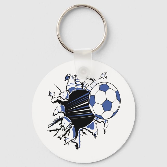 Soccer Ball Nyckelring (Framsida)