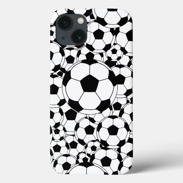 Soccer Ball Phone Case Football Sports Fan Design (Baksida)