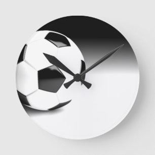 Soccer Ball Rund Klocka
