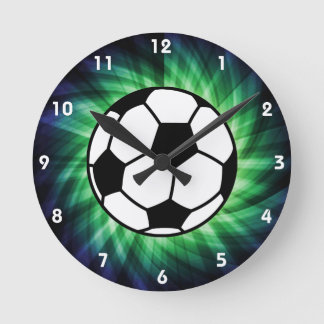Soccer Ball Rund Klocka