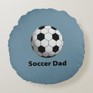 Soccer Ball Rund Kudde