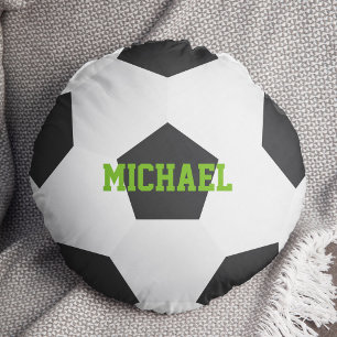 Soccer Ball Rund Kudde