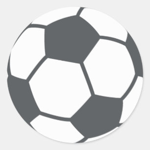 Soccer Ball Runt Klistermärke