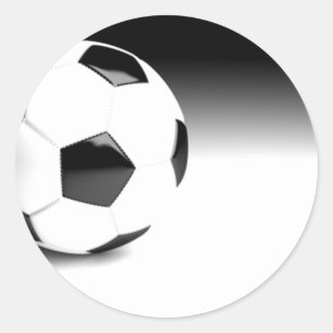 Soccer Ball Runt Klistermärke