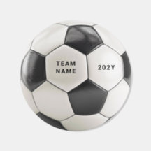 Soccer Ball Sticker | Personalized Team Name Year