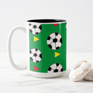 Soccer Ball Två-Tonad Mugg