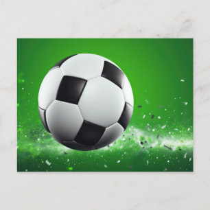 Soccer Ball Vykort