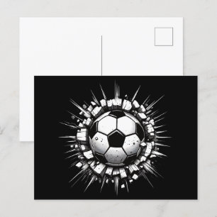 Soccer Ball Vykort
