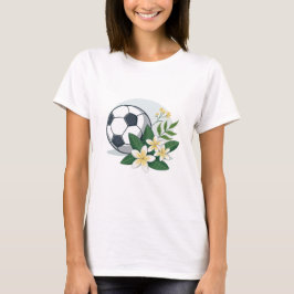 Soccer ball with Jasmine T Shirt