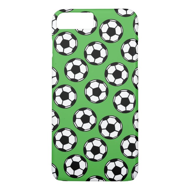 Soccer Balls Mönster Case-Mate iPhone Skal (Baksida)