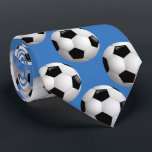 Soccer Balls Sportsman Slips<br><div class="desc">Ett underbart val för fotbollsspelaren,  bussen eller fläkt,  den här slipningen har en fotboll mönster över en blå bakgrund. Du kan ändra bakgrunden till valfri annan färg genom att använda alternativet "anpassa den".</div>