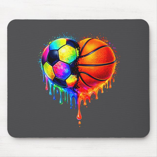 Soccer Basketball Drip Heart Srts Valentines Day M Musmatta (Framsidan)