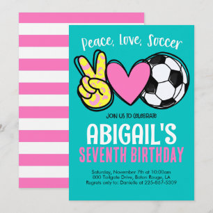 Soccer Birthday Inbjudan