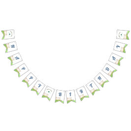 Soccer “Born Two Ball” 2nd Birthday Vimplar