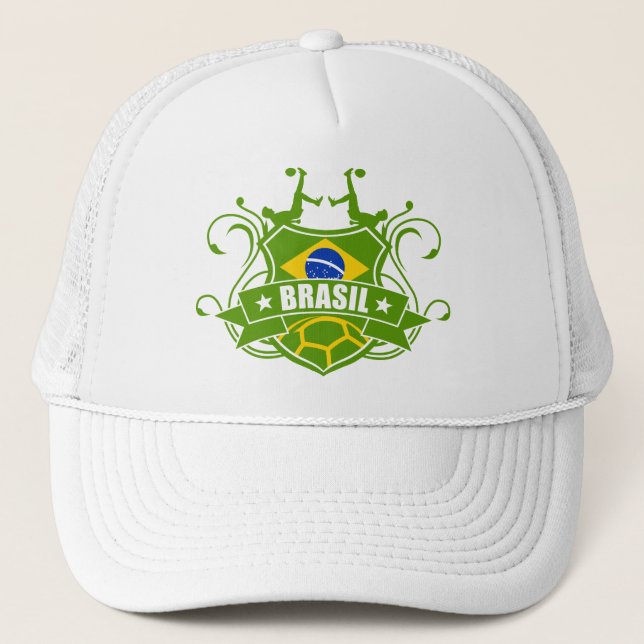 soccer BRASIL Truckerkeps (Framsida)