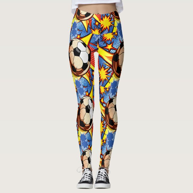 Soccer Burst Leggings (Framsida)