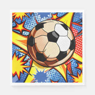 Soccer Burst Pappersservett