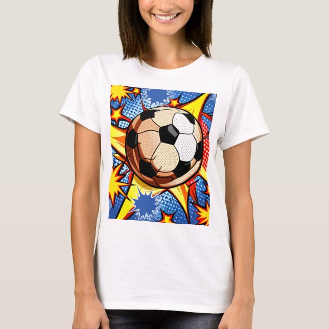 Soccer Burst T Shirt (Framsida)