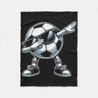 Soccer Byll Dabbing Funny Sports Player Soccer  Fleecefilt