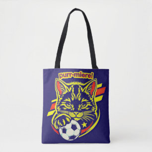 Soccer Cat-grafik Tygkasse