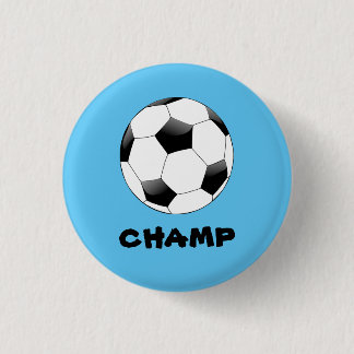 Soccer Champ Badge Knapp