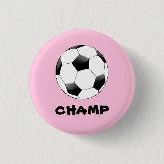 Soccer Champ Badge Knapp