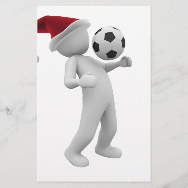 Soccer christmas brevpapper (Framsida)