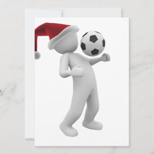 Soccer christmas julkort