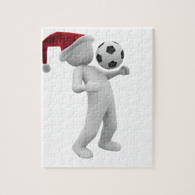 Soccer christmas pussel (Vertikal)