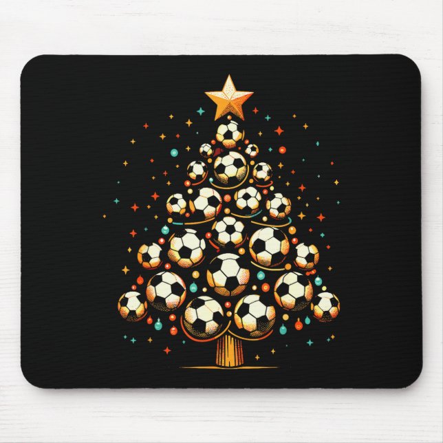 Soccer Christmas Tree Santa Xmas Girls Boys Men Ki Musmatta (Framsidan)