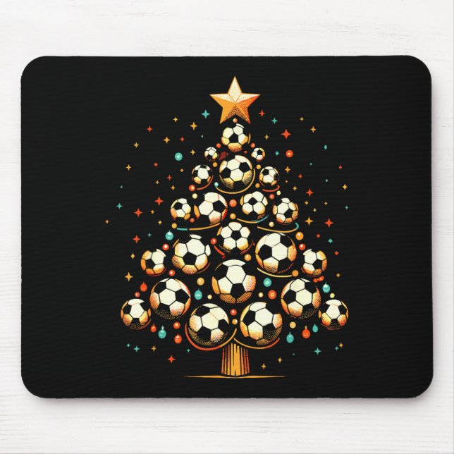 Soccer Christmas Tree Santa Xmas Girls Boys Men Ki Musmatta (Framsidan)