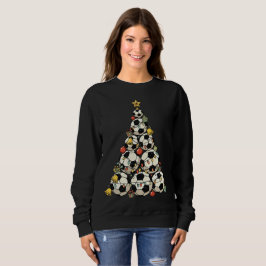 Soccer Christmas Tree T Shirt