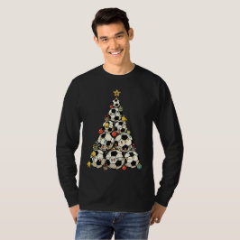 Soccer Christmas Tree T Shirt