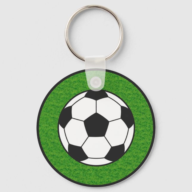 Soccer Club Dynamic Ball Keychain Nyckelring (Framsida)