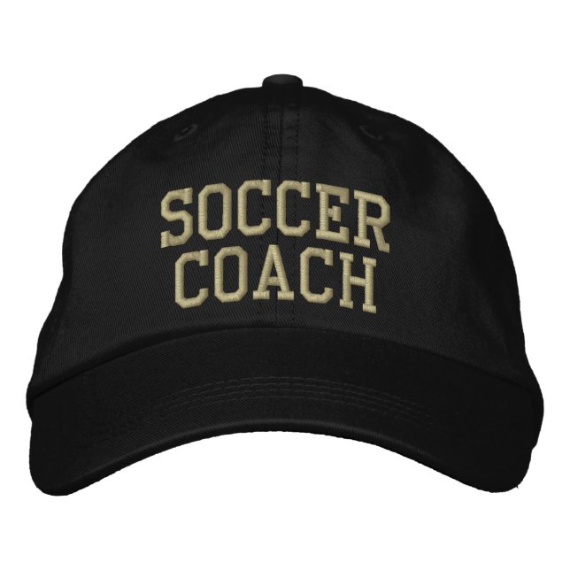Soccer Coach Broderad Keps (Framsida)