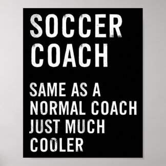 Soccer Coach Definition Funny  Poster
