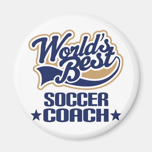 Soccer Coach Gift Magnet (Framsidan)