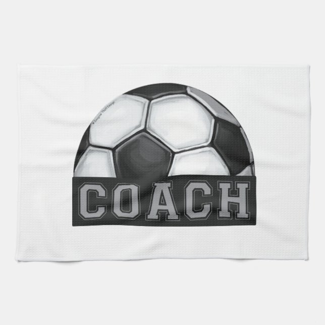 Soccer Coach Kökshandduk (Horisontell)