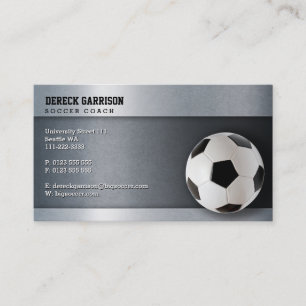 Soccer Coach Moderna sportgåvor Visitkort