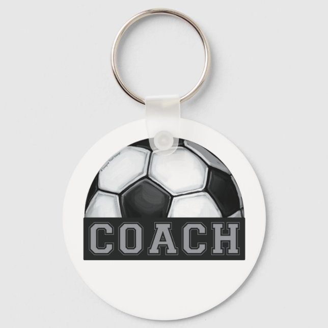 Soccer Coach Nyckelring (Framsida)
