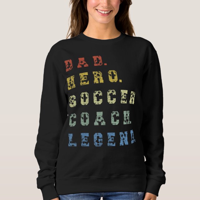 Soccer Coach Pappa T Shirt (Framsida)