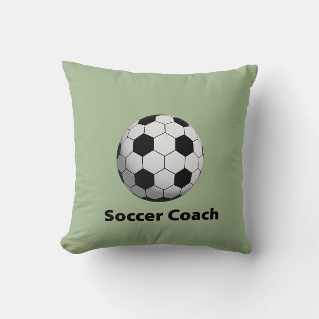 Soccer Coach Pillow Kudde (Framsida)