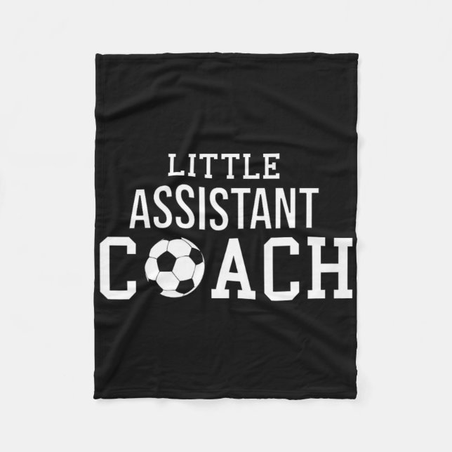 Soccer Coach Shirt - Little Istant Coach Child Hel Fleecefilt (Framsidan)