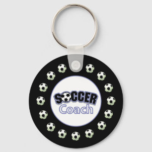 Soccer Coach Tack, Bollar Nyckelring