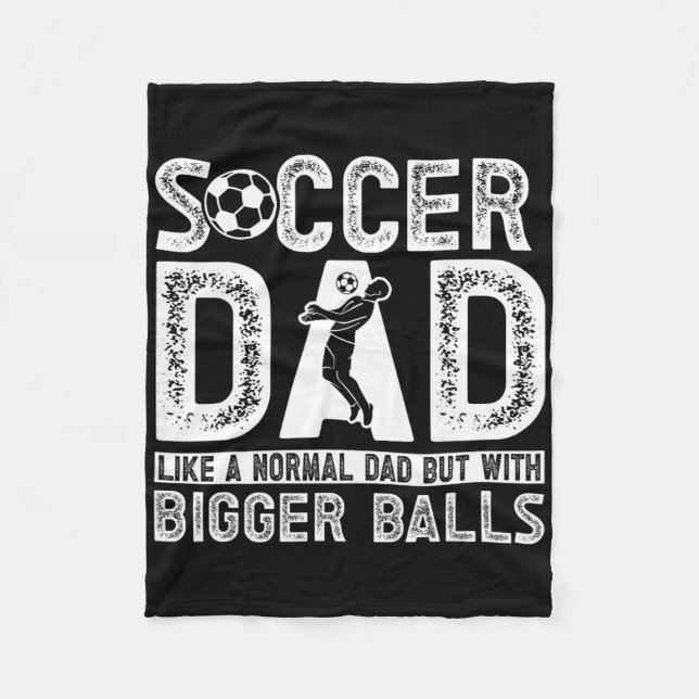 Soccer Dad _11  Fleecefilt (Framsidan)