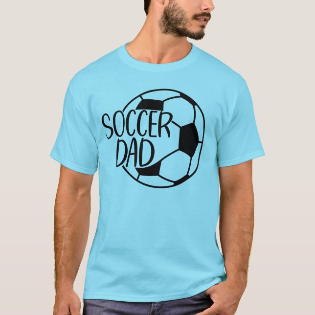 Soccer Dad  T Shirt (Framsida)